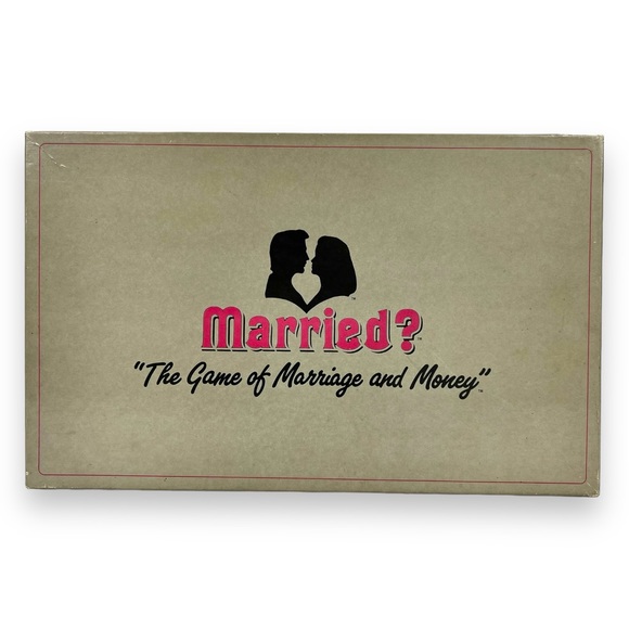 VERY RARE 1980s-90s: Married? "The Game Of Marriage and Money" Board Game NO DIE - Picture 4 of 16